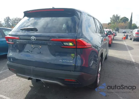 2024 Toyota Grand Highlander Platinum из США, поврежденный, VIN 5TDAAAB59RS017504